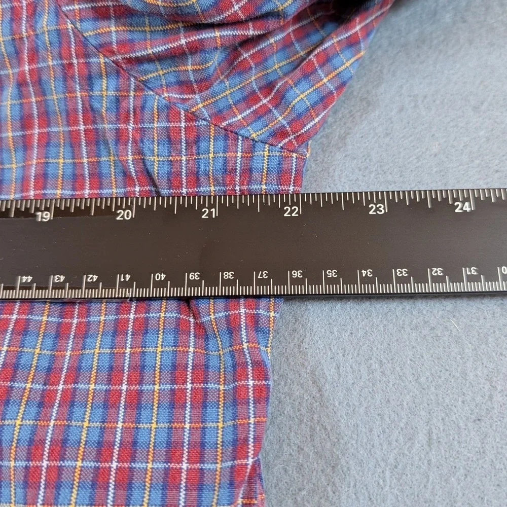 Ralph Lauren‎ Button Down Shirt Mens Large Classic Fit Plaid Long Sleeve Casual